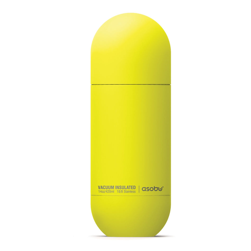 Asobu Orb Water Bottle - 14oz - Yellow