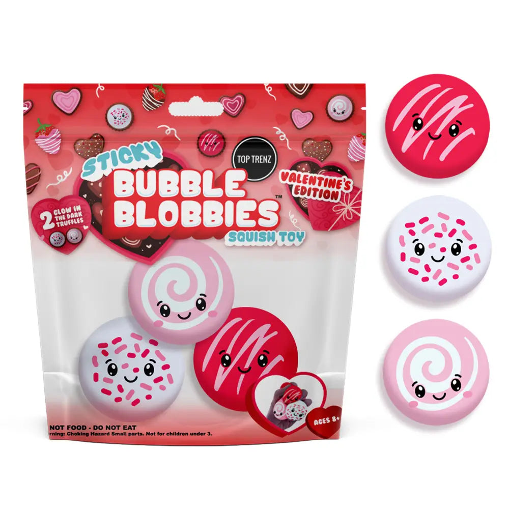 Sticky Bubble Blobbies Valentine's Day