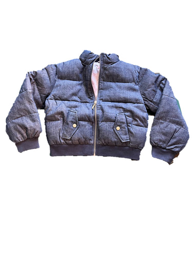 Puffy Navy Zip-up Jacket