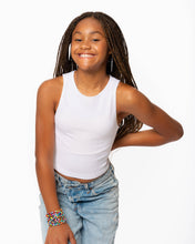 Load image into Gallery viewer, Malibu Sugar Ribbed Crop Sports Tank Top